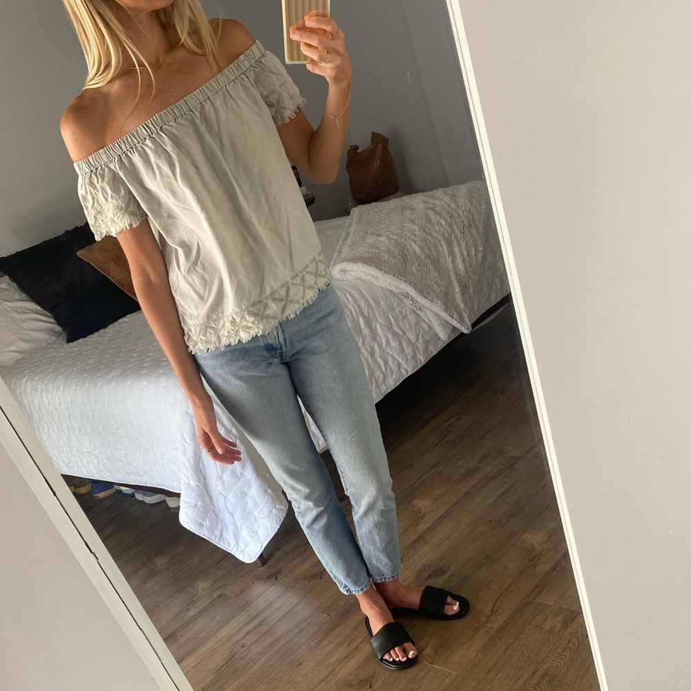 Cloth & Stone, Strapless Summer Top, Size PS